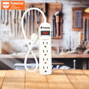 <span class=keywords><strong>Regleta</strong></span> de Enchufes Fumetax Elec de 6 Tomas con Conectores USB, Material PP, Tipo de Enchufe B, Diseño Duradero - Product Image 6