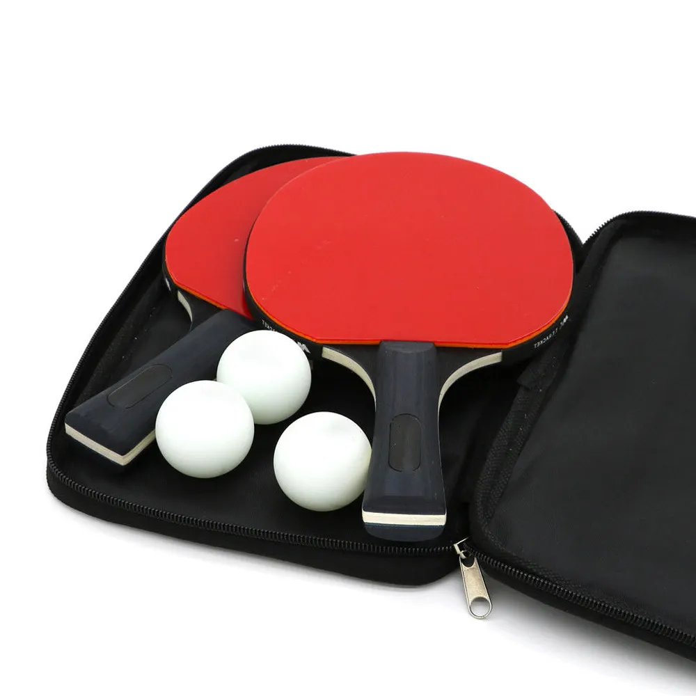 Cheapest 2 Premium Rackets And 3 Table Tennis Balls Soft Sponge Rubber Ping Pong Paddle Senston Table Tennis Rackets Set