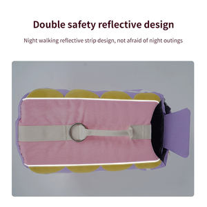 Pakaian renang anjing jaket pelampung untuk anjing stabil antiguling rompi keselamatan air antitersedak dengan berbagai warna untuk berenang hewan peliharaan - Product Image 4