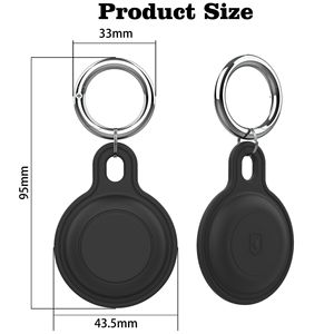 Localizador <span class=keywords><strong>GPS</strong></span> para mascotas, funda protectora completa, soporte de rastreador antipérdida con llavero, funda de silicona impermeable para Apple <span class=keywords><strong>airtag</strong></span> - Product Image 4