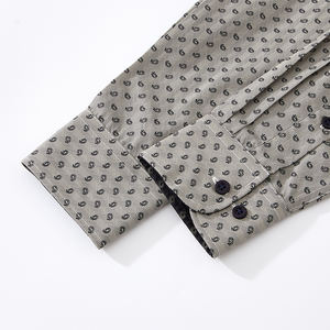 Ventes d'usine Chemises pour hommes 100% coton à simple boutonnage Impression numérique décontractée Automne Écologique OEM ODM - Product Image 5