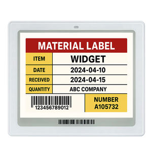 Kit de etiquetas electrónicas de 2.4 GHz, nuevos, de varios tamaños, para sistemas de estanterías de almacén, sistema ESL inalámbrico con wifi, etiqueta de tinta electrónica. - Product Image 1