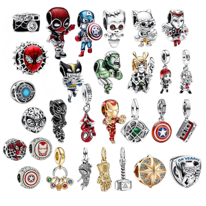 고품질 정교한 925 실버 참 펜던트 팔찌 금도금 지르콘 최신 인기 태국 공장 여성용 - Product Image 4