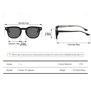 Gafas de Sol Cuadradas Premium para Hombre, Gafas de Sol 2025 con Protección UV, Gafas de Lujo para Mujer, Gafas de Sol Tr90 - Product Image 4