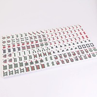 Ensemble de Mahjong Américain de Luxe pour le Divertissement, 166 Tuiles, Mélamine Haute Densité, Logo Personnalisé, Emballage en Boîte Personnalisé