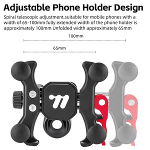 <span class=keywords><strong>Support</strong></span> de téléphone pour vélo WEST BIKING en aluminium antichoc, rotation à 360°, fixation rapide, pour <span class=keywords><strong>VTT</strong></span>, vélo de route, moto - Product Image 5