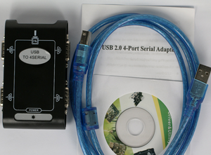 USB để RS232 4 Cổng chuyển đổi USB 2.0 để RS232 DB9 <span class=keywords><strong>9</strong></span> <span class=keywords><strong>pin</strong></span> <span class=keywords><strong>Adapter</strong></span> Cáp FTDI Chipset điều khiển nối tiếp thẻ OEM trong kho - Product Image 4