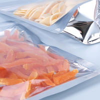 Sachet Doypack refermable avec fermeture éclair et fenêtre semi-transparente, pour emballage alimentaire et café, impression de logo personnalisée, faible MOQ