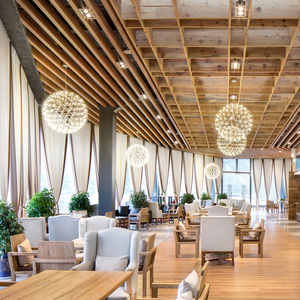 Modern Stainless Steel Spark Ball Decorative Pendant Lamps Lanterns Dining Room Neon <b>Lights</b> Spark - Product Image 4