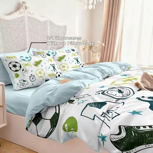 High Quality <strong>Football</strong> Soccer <strong>Duvet</strong> <strong>Cover</strong> Set 3D Digital Printing Designer Famous Brand - Product Image 4