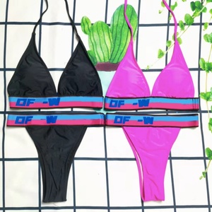 Traje de Baño Personalizado de Moda para Mujer, Bikini Estampado a Cuadros, Venta al por Mayor, Traje de Baño de Diseñador - Product Image 2