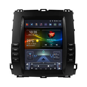 CARUPEZ 9.7 pouces Android autoradio pour <span class=keywords><strong>Toyota</strong></span> Land Cruiser Prado 120 Lexus GX470 2002-2009 Vertical Tesla Style intégré GPS - Product Image 1