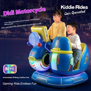 Nouveau modèle Double-personne à bascule pare-chocs voiture moto enfants électrique Mp5 animé balançoire Machine jouet voiture utilisation commerciale - Product Image 3