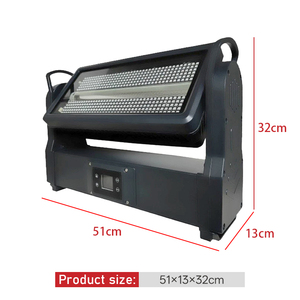 Projecteur Stroboscopique Mobile Étanche RGB DMX512 PS600Y Effet Course de Chevaux pour Extérieur, Théâtre Amateurs et Communautaire / Spectacles - Product Image 3