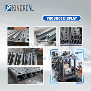 Máquina formadora de rollos de canal Unistrut de canal C de puntal galvanizado ranurado 41*21 para energía solar - Product Image 4
