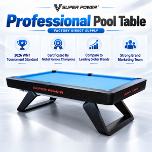 Mesa de <span class=keywords><strong>billar</strong></span> americana de pizarra Super Power para 9 bolas, 7ft 8ft, para juegos de <span class=keywords><strong>8</strong></span> bolas, para bar y cocina, precio de fábrica y venta directa - Product Image 2