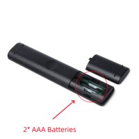Control Remoto Universal Inteligente Personalizado de Fábrica, 45 Botones, Color Negro y Blanco, ABS, Repuesto para TV LCD LED Inteligente