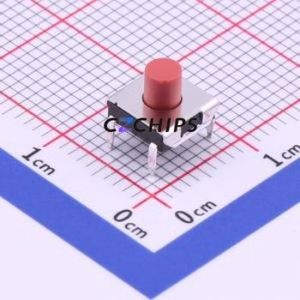 TC-1157-B-F Tactile Switch Through hole Component (THT) Switch Single Pole Single Throw Round Button 1.6N Through Hole - Product Image 1
