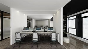 Estación DE TRABAJO modular estándar retro moderna personalizable Diseño de oficina comercial de calidad - Product Image 4