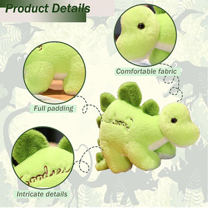 8687 Ventes Flash Super Douces Peluches Mignonnes de Personnages de Dessins Animés, Poupées Dinosaures en Peluche, Cadeaux d'Anniversaire et de Noël pour Enfants Garçons Filles - Product Image 3