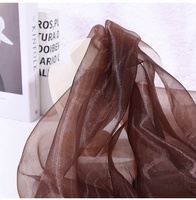 Tissu Organza Bleu Ciel Étoilé Brillant avec Fil Scintillant pour Robe de Mariée, Décoration de Fête, Artisanat DIY et Décoration Nuptiale
