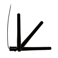 Antenne Omni Intégrée à Gain Élevé OEM ODM 2.4G/5.8G avec Câble de Communication UFL 1.13mm pour Carte PCIe, Passerelle et Point d'Accès