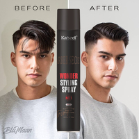 Spray coiffant fort pour hommes avec marque privée Spray fixateur pour hydrater les cheveux de barbier