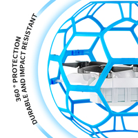 Drone de football professionnel 2.4G RC Quadcopter pour compétition, vol intérieur/extérieur