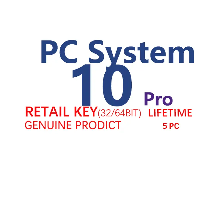 Глобальный оригинальный операционный System10 Pro розничный ключ 100% онлайн-активации ПК System10 Pro ключ 5 шт.