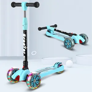 热卖儿童脚踏滑板车待售新款儿童玩具3轮滑板车