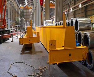 Pont roulant à double poutre de haute qualité et robuste pour la manutention des matériaux dans les usines sidérurgiques, certifié CE, pont roulant à double poutre - Product Image 2