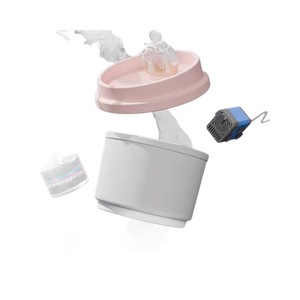 Fontaine à eau pour animaux de compagnie en céramique Hua Donut avec filtre automatique, dispositif d'abreuvement pour chat - Product Image 2