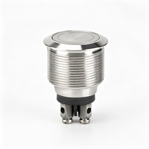 Bouton poussoir métallique à verrouillage IP65 de 12 mm, 16 mm, 19 mm, 22 mm, 25 mm pour panneau de commande d'humidificateur - Product Image 5