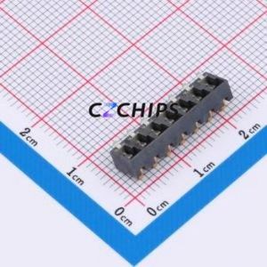 GT-BTP30007-0500B-015A Blade/Spring Contact Battery Connector SMD,P=3mm Connector Spring Contact Type 3mm 7P Horizontal Mount - Product Image 2