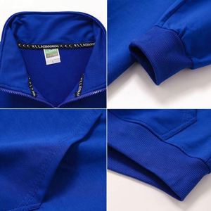 Men's Sport Baseball Jackets Excellent Quality Cotton Material Zipper up Stand Collar Plus Size Breathable - Product Image 3