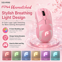 Souris de jeu sans fil FPW en gros, capteur PAW3335, 16000 DPI, RGB, rechargeable, ergonomique, programmable, souris d'ordinateur OEM