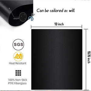 Heavy Duty Oven Liners for Bottom of Oven <b>Large</b> Thick Non Stick Oven Liners <b>Mat</b> Ptfe Reusable Electric - Product Image 5
