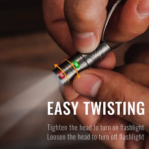 Keyunity mini LED Đèn pin pin-powered cầm tay bút ánh sáng chiến thuật Pocket <span class=keywords><strong>Torch</strong></span> với lumens cao cho cắm trại ngoài trời - Product Image 2