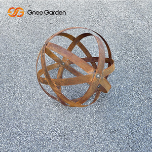 Artisanat rouillé, décoration d'intérieur, ornements de jardin, foyers en métal pour jardin, oxydation naturelle, 3-5 mm - Product Image 3