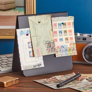 Supporto Magnetico per Lavagna da Scrivania, Espositore Magnetico a Sfera, Lavagna Magnetica in Metallo Nero da Scrivania - Product Image 2