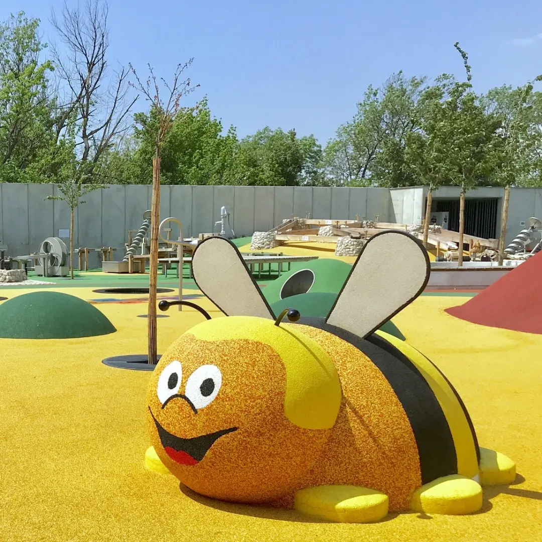 Terrain de jeu de parc d'enfants/granules extérieurs en caoutchouc de la surface EPDM de terrain de jeu d'enfants