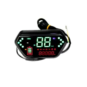 New Style simple electric bicycle LCD display with speed meter and battery status indicator functions