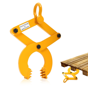 Stainless Steel Pallet Puller <b>Clamp</b> 6000 lb Pound Pulling Capacity Inch Pallet Grabber Hook Puller Tool for Forklift Chain - Product Image 3