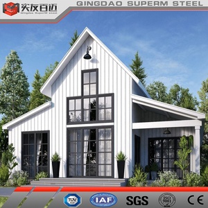 Conception libre de maison à ossature <span class=keywords><strong>métallique</strong></span> Fabrication de toit en acier Stockage d'atelier en métal Barndo House Poll Barn - Product Image 5