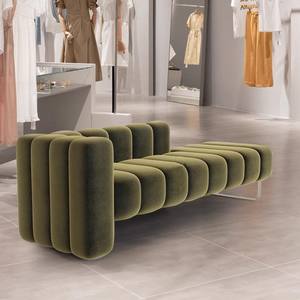 Date Couloir Pied Tabouret Or En Acier Inoxydable pieds <span class=keywords><strong>Canapé</strong></span> Chambre Longue Pour La Maison Hôtel boutique laizy <span class=keywords><strong>canapé</strong></span> chaise chaise - Product Image 2