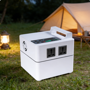 Batterie portable Panjixin Spot Outdoor Mobile Power 300W avec charge sans fil 192Wh, batterie au phosphate de fer lithium portable avec onde sinusoïdale pure MPPT - Product Image 1