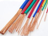 Guoning Einadriges Mehradriges Kupfer-Flexkabel für RV/BVR/BV PVC-Isoliert 0,5mm²/0,75mm²/1,5mm²/2,5mm² Haushaltsdraht