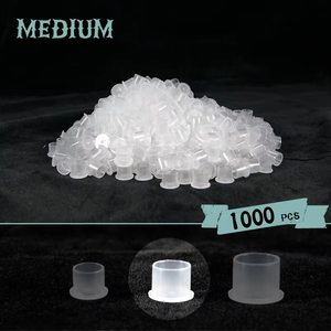 ถ้วยหมึกสักพลาสติกหลากสีพร้อมฐาน อุปกรณ์เสริมสีสำหรับการสักถาวร - Product Image 2