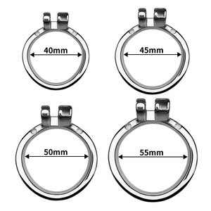 Anillo de Castidad Masculino de Acero Inoxidable FRRK, 4 Tallas Pequeñas, Jaula para Pene, Anillos para Pene, Novedad 2023, Juguetes Sexuales de Bondage para Hombres Mayores de 18 Años - Product Image 1