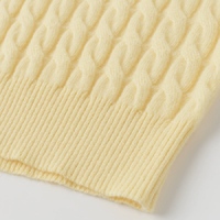 Gilet en cachemire pur à 100 % pour femme, tricoté en maille torsadée, sans manches, col en V, idéal pour la superposition